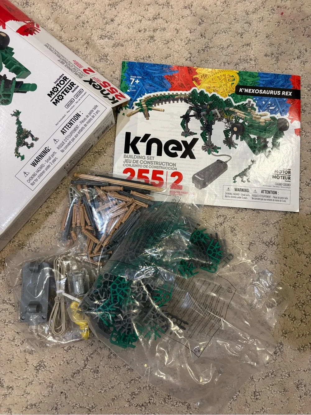 K'NEX K'Nexosaurus Rex Building Set - Green